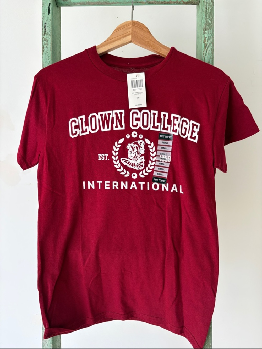 Short Sleeve Tee - Burgundy
